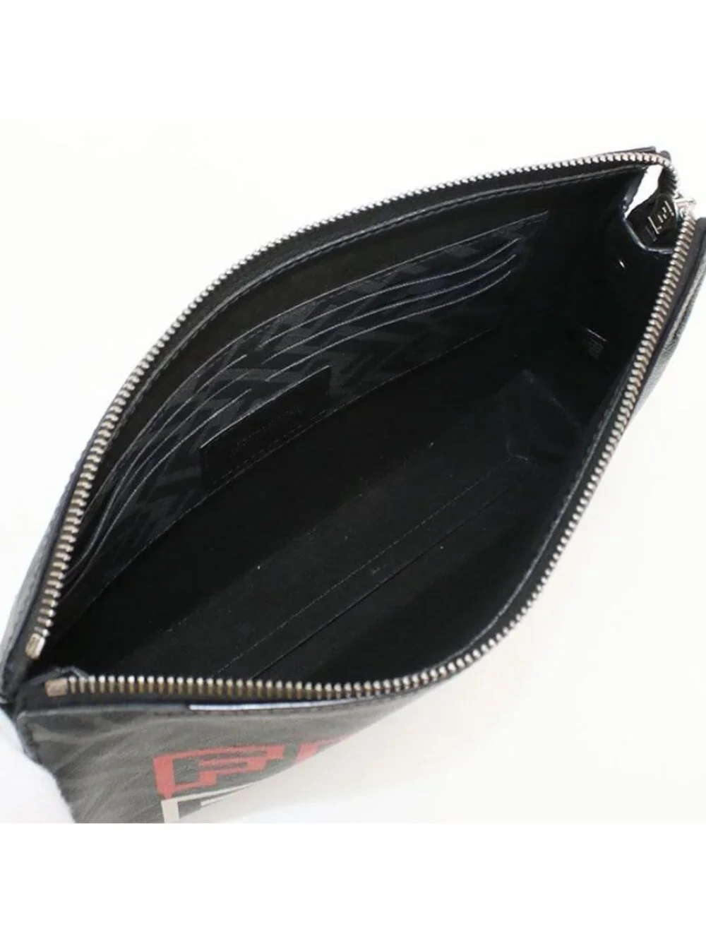 Fendi FF Canvas Clutch